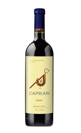 фото вино Capriani Rosso Medium Sweet 0,75 л