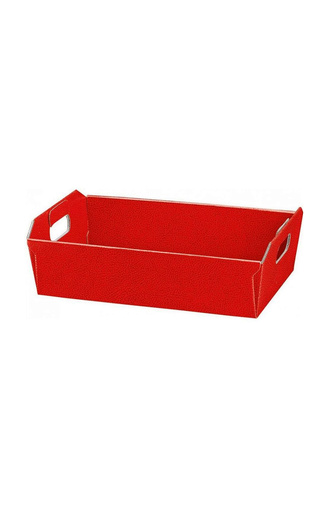 фото Box Cesto Pelle Rosso 400x300х120