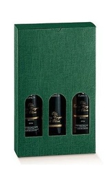 Коробка Петит Сета Верде на 3 бутылки зеленая