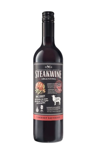 фото вино Penaflor Steakwine Cabernet Sauvignon Black 2018 0,75 л