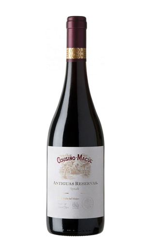 фото вино Cousino-Macul Antiguas Reservas Syrah Maipo Valley 2014 0,75 л