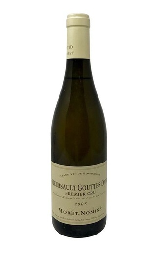 фото вино Domaine Moret-Nomine Meursault Gouttes d'Or Premier Cru 2008 0,75 л