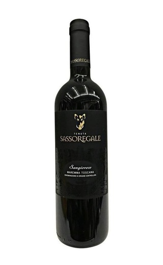 фото вино Tenuta Sassoregale Sangiovese Maremma Toscana 2018 0,75 л