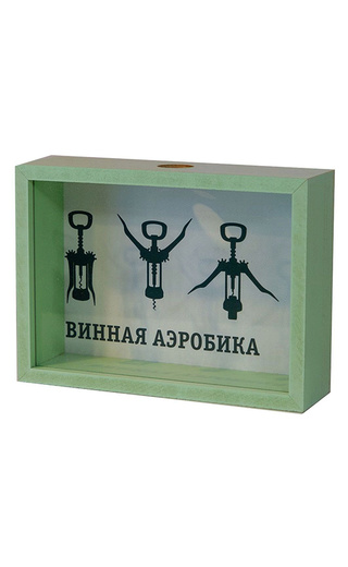 фото Box for wine corks Board Wine aerobics Green