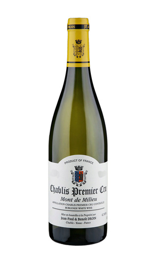 фото вино Domaine Jean-Paul et Benoit Droin Chablis 1-er Cru Mont de Milieu 2019 0,75 л