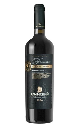 фото вино Krymskoe Exclusive Cabernet Merlot 0,75 л