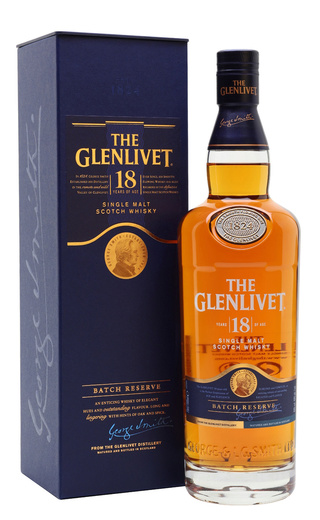 фото виски Glenlivet 18 Years Old 0,7 л