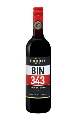 фото вино Hardys Bin 343 Cabernet-Shiraz 2020 0,75 л