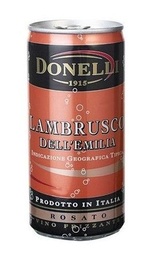 Донелли Ламбруско дель Эмилия Розовое Полусладкое 0,2 л.