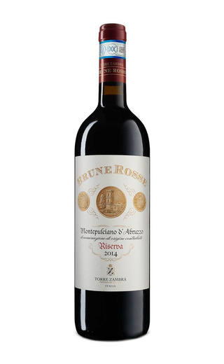 фото вино Brune Rosse Montepulciano d'Abruzzo Riserva 2014 0,75 л