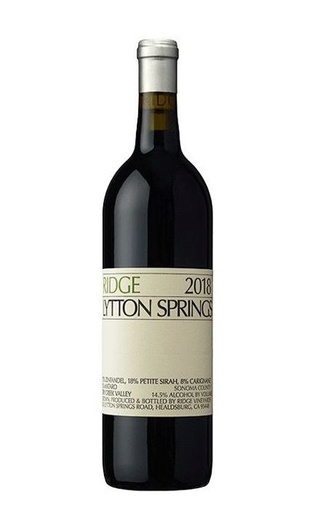 фото вино Ridge Vineyards Lytton Springs 2018 0,75 л