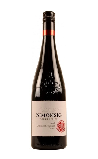 фото вино Simonsig Cabernet Sauvignon Shiraz 2018 0,75 л