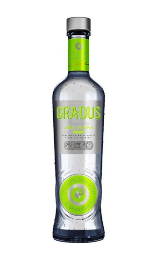 фото водка Gradus Lime 0,5 л