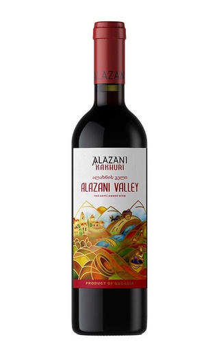 фото вино Alazani Kahuri Alazani Valley Red 2018 0,75 л