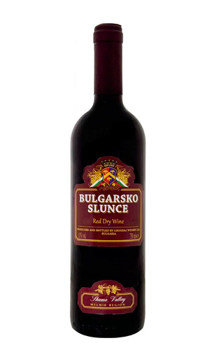 фото вино Bulgarsko Slunce Red Dry 0,75 л