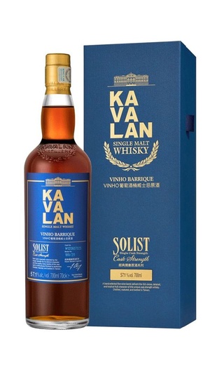 фото виски Kavalan Solist Vinho Barrique Cask Single Cask Strength 57.1% 0,7 л