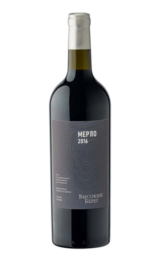 фото вино Vysokij Bereg Merlot Oak Aged 2016 0,75 л