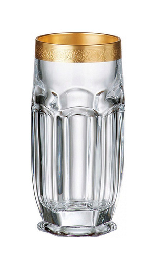 фото Crystalite Bohemia Safari Gold Water Glass 6 шт. 0,3 л