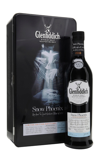 фото виски Glenfiddich Malt Scotch Whisky Snow Phoenix 0,7 л