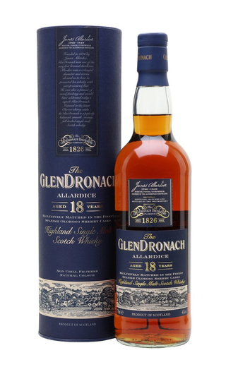 фото виски Glendronach 18 Years Old Allardice 0,7 л