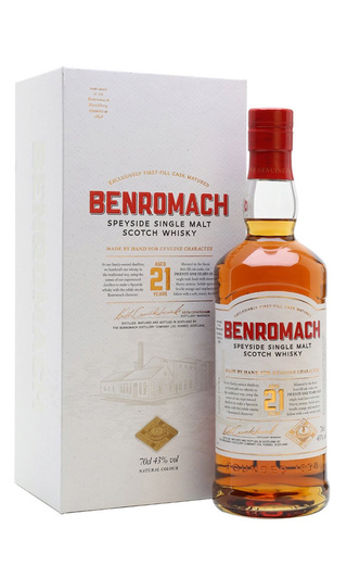 фото виски Benromach 21 Years Old 0,7 л