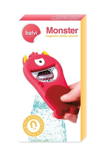 фото другие Bottle Opener Balvi Monster Red