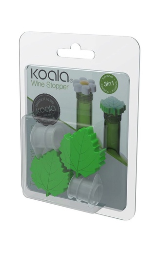 фото Wine Stopper Koala Wine Leaf 2 шт.