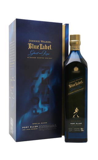 фото виски Johnnie Walker Blue Label Ghost and Rare Port Ellen 0,7 л