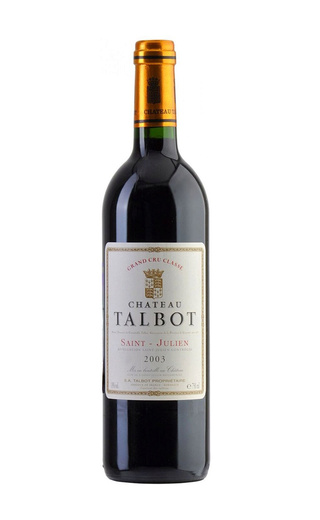 фото вино Chateau Talbot Grand Cru Classe 2003 0,75 л