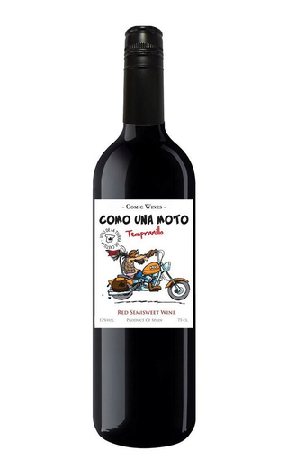 фото вино Como Una Moto Tempranillo Semisweet 2019 0,75 л