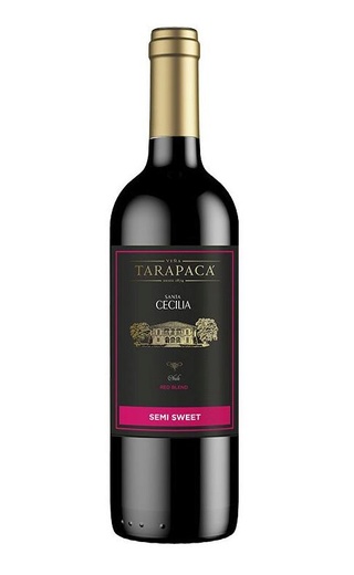 фото вино Tarapaca Santa Cecilia Semi Sweet Red 2020 0,75 л