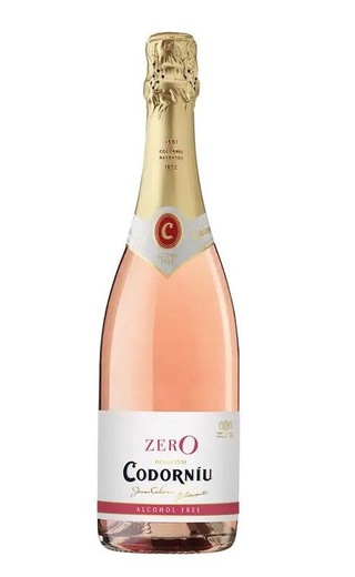 фото безалкогольное игристое вино Codorniu Zero Rose 0,75 л