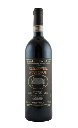 фото вино Le Ragnaie Casanovina Montosoli Brunello di Montalcino 2016 0,75 л