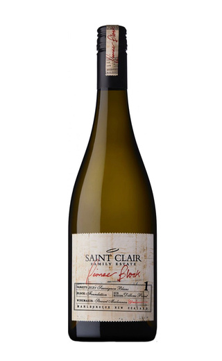 фото вино Saint Clair Pioneer Block 1 Foundation Sauvignon Blanc 2021 0,75 л