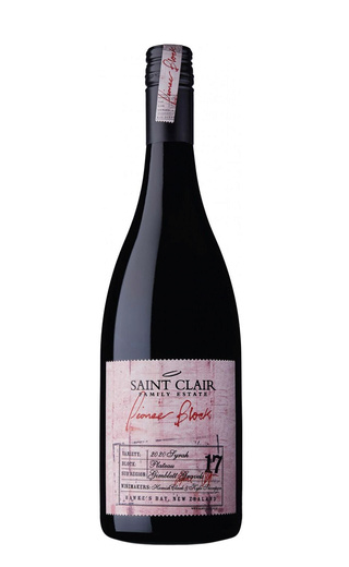 фото вино Saint Clair Pioneer Block 17 Plateau Syrah 2020 0,75 л