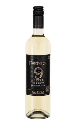 фото вино San Pedro Gato Negro 9 Lives Sauvignon Blanc Reserve 2021 0,75 л