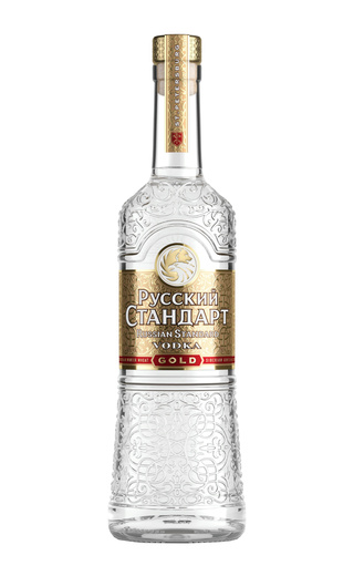 фото водка Russian Standard Gold English Logo 0,7 л