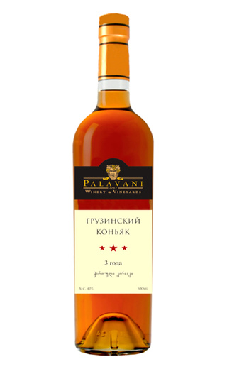 фото коньяк Palavani 3 Years Old 0,5 л