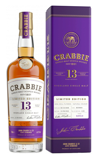 фото виски Crabbie 13 Years Old Barolo Finish 0,7 л