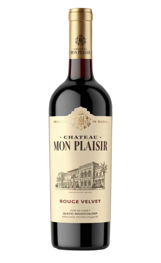 фото вино Chateau Mon Plaisir Rouge Velvet Semi-Sweet 0,75 л