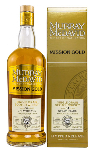 фото виски Murray McDavid Mission Gold Strathclyde Aged 34 Years Old 0,7 л