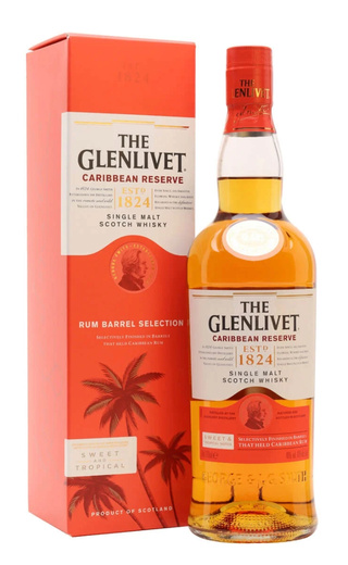 фото виски Glenlivet Caribbean Reserve Rum Barrel Selection 0,7 л