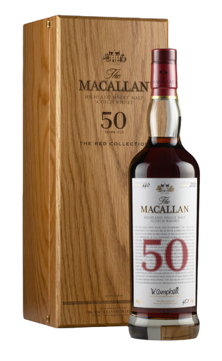 фото виски Macallan Red Collection 50 Years Old 0,7 л