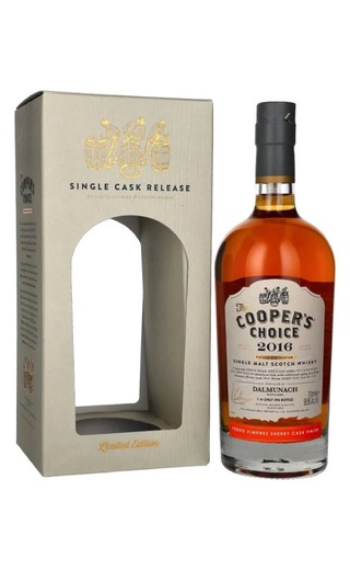 фото виски The Cooper's Choice Dalmunach Single Malt Pedro Ximenez Sherry Cask Finish 2016 0,7 л