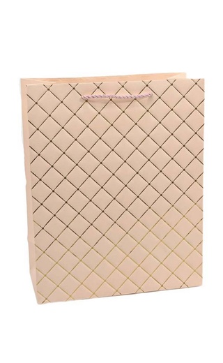 фото Paper Bag Pink Rhombus 26*32*12