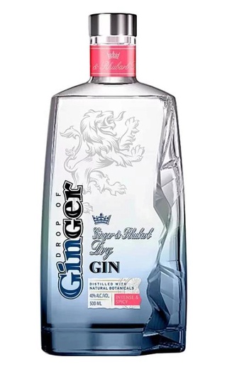 Дроп оф Джинджер Имбирь и Ревень 0.7 л фото джин Drop of Ginger Ginger & Rhubarb 0,7 л