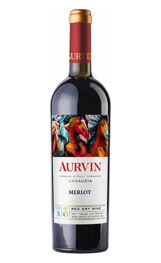 фото вино Aurvin Merlot 2022 0,75 л