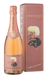 Игристое вино Contratto For England Rose Brut VSQ 2008 0,75 л