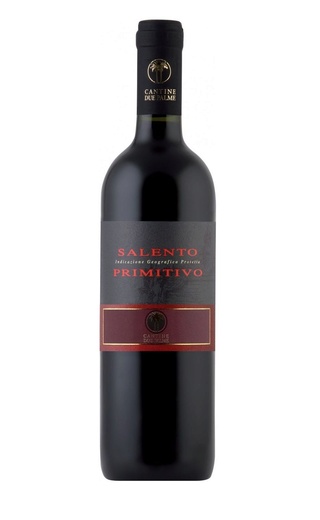 Кантине Дуэ Пальме Примитиво 2019 0.75 л фото вино Cantine Due Palme Primitivo 2019 0,75 л