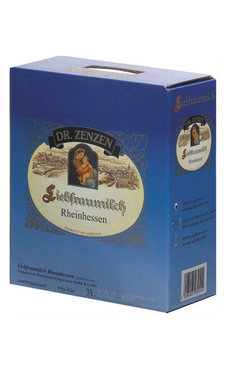 Др. Цензен Молоко Мадонны Квалитэтсвайн Белое полусладкое 3 л фото вино Dr. Zenzen Liebfraumilch Qualitatswein 3 л